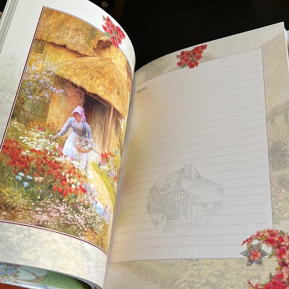 Elegant & stylish address book & journal set with Country Cottage designs - Picture 2 of 11